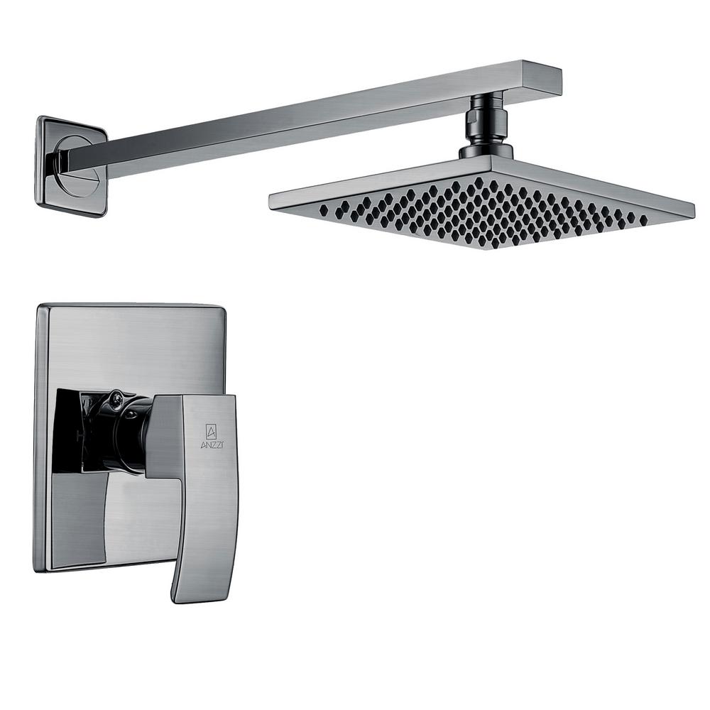 Picture of Anzzi SH-AZ041BN 12.55 in. Viace Series 1-Spray Fixed Showerhead in Brushed Nickel
