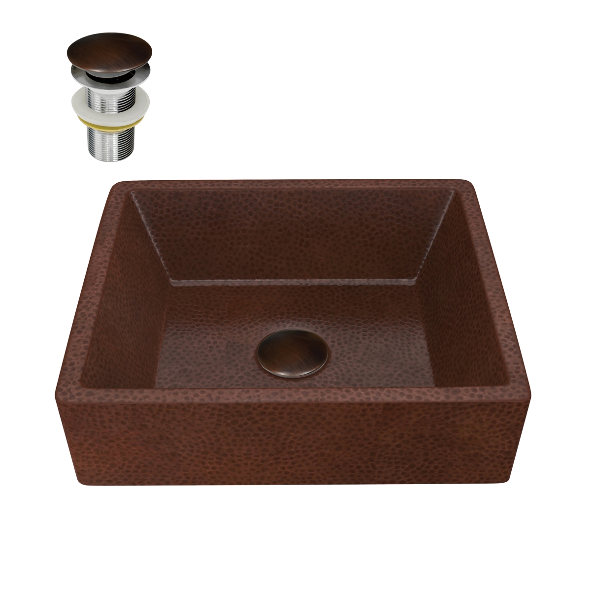 Picture of Anzzi BS-009 19 in. Attica Series Handmade Vessel Sink&#44; Hammered Antique Copper