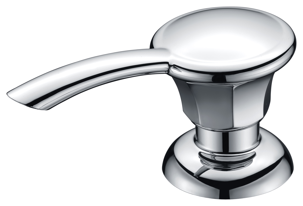12 oz Veneto Bottle Soap Dispenser in Polished Chrome