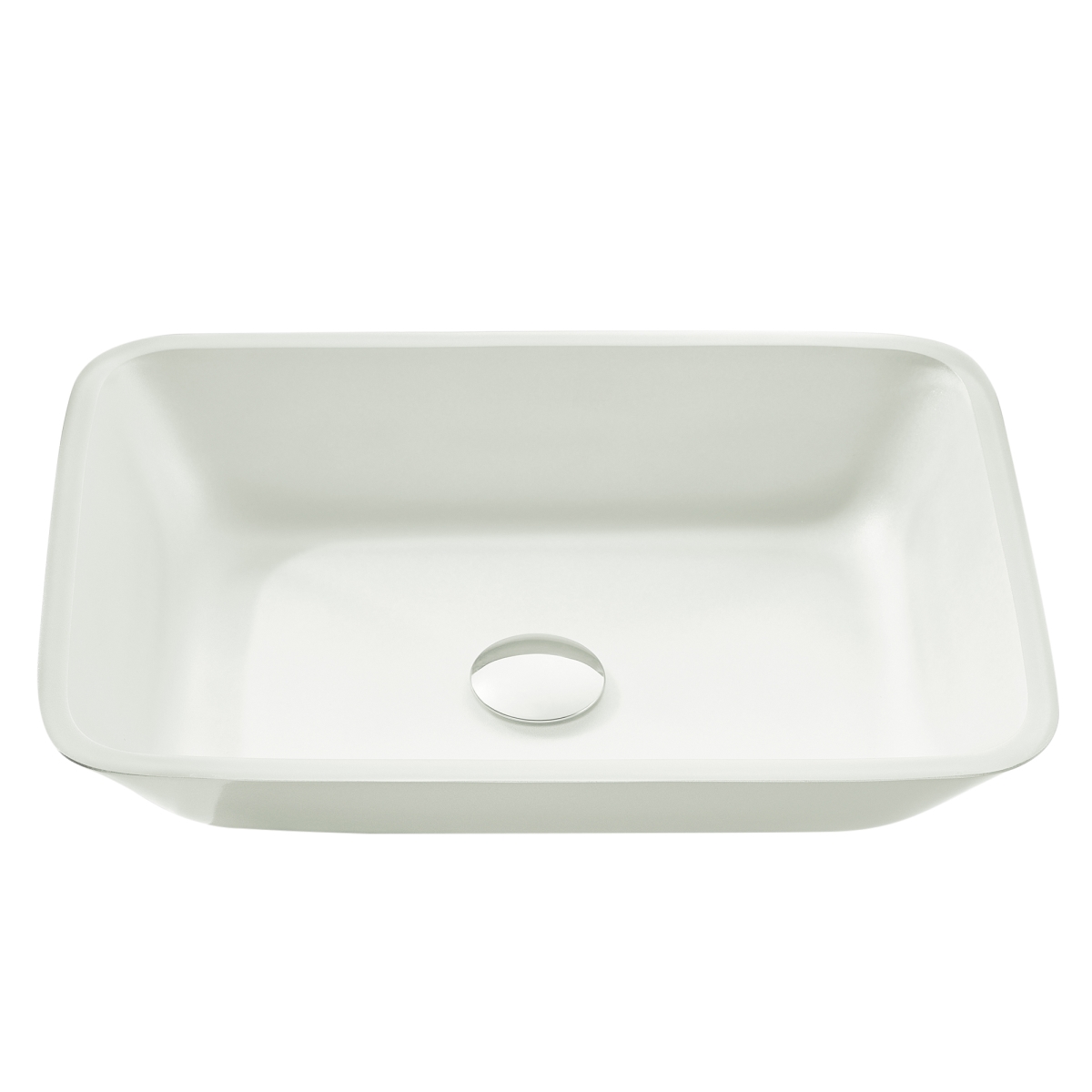 Innovio Rectangle Glass Vessel Bathroom Sink with White Finish -  ANZZI, LS-AZ910