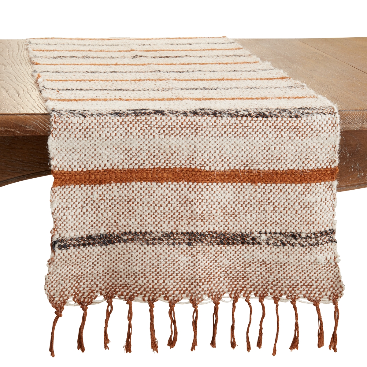 Picture of Saro Lifestyle 8032.RU1672B 72 in. Striped Design Table Runner