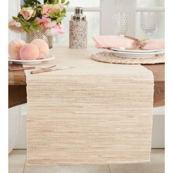 Picture of Saro Lifestyle 221.N1872B 18 x 72 in. Woven Hyacinth Table Runner, Natural