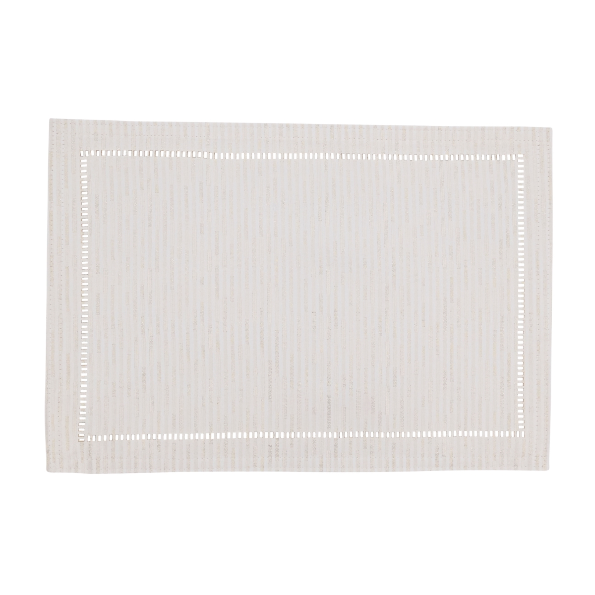 20 in. Cloth Placemats with Hemstitched Design, Set of 12