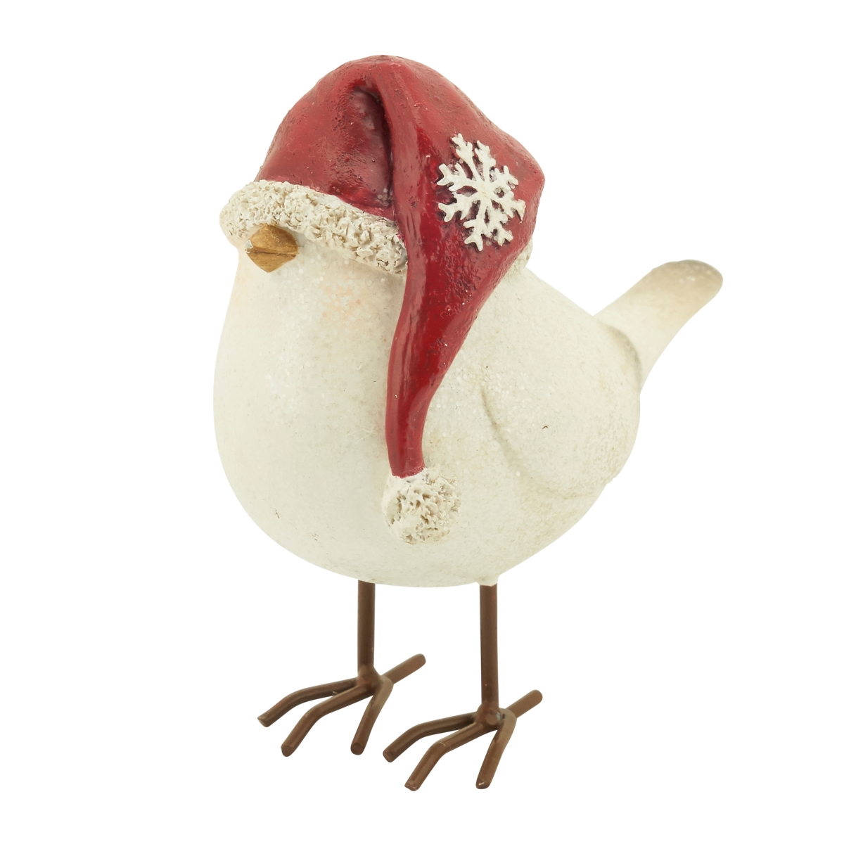 Picture of Saro Lifestyle XD287.M Santa Hat Figurine with Bird, Multi Color