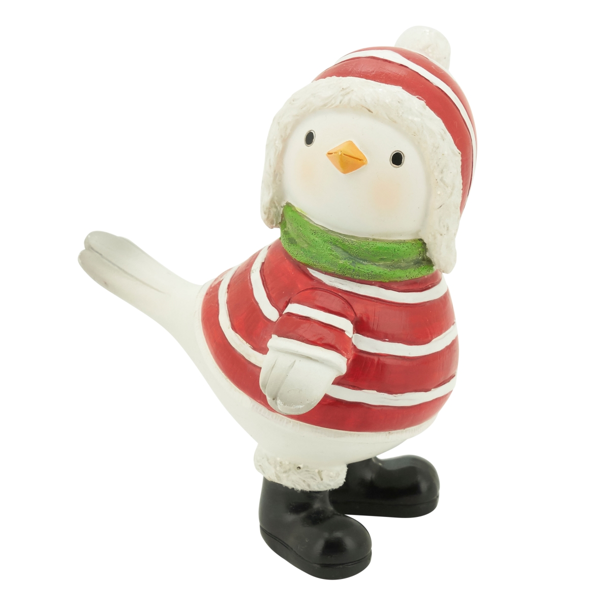 Picture of Saro Lifestyle XD288.M 4.5 in. Sweater & Beanie Figurine with Bird&#44; Multi Color