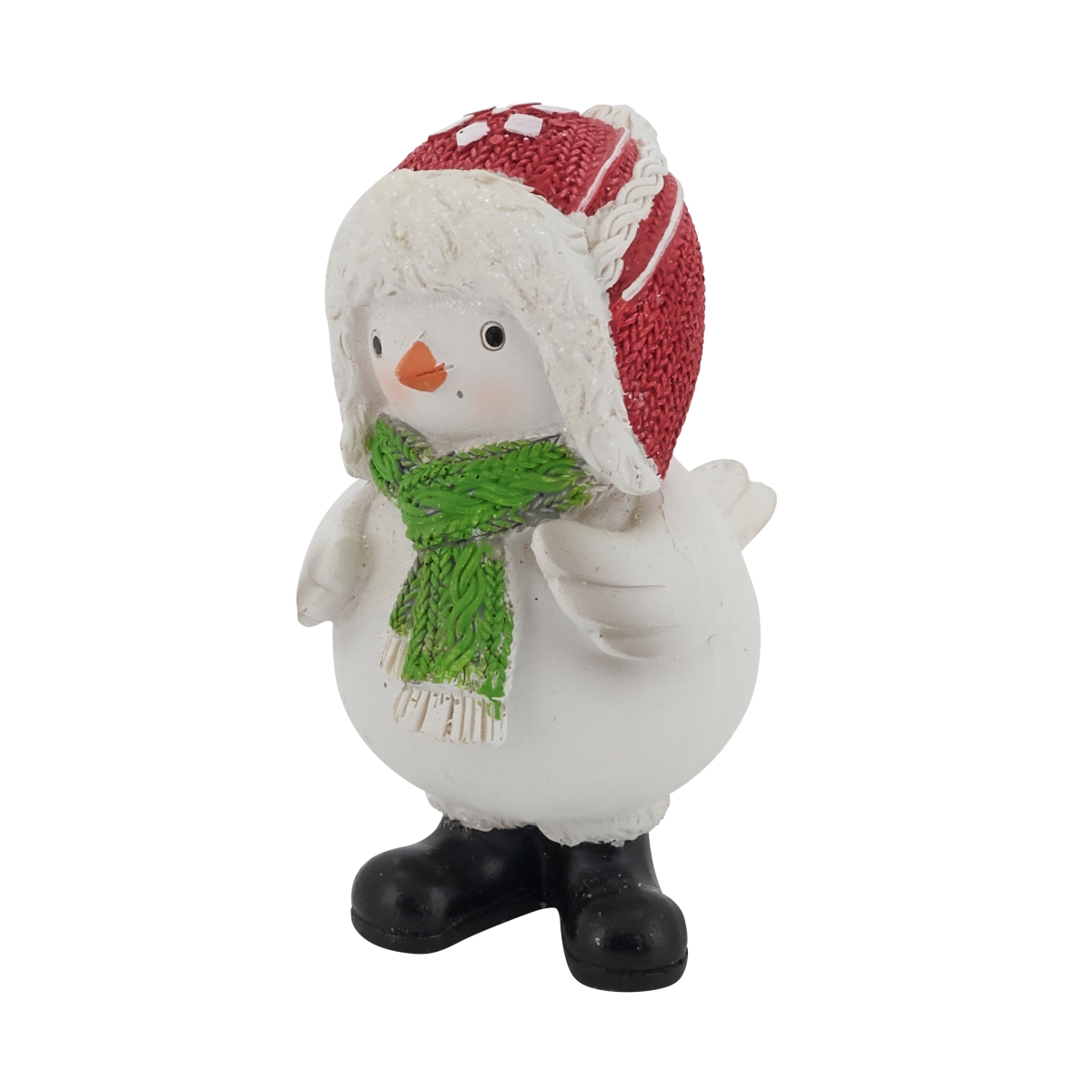 Picture of Saro Lifestyle XD289.M 4.5 in. Scarf & Beanie Figurine with Bird&#44; Multi Color