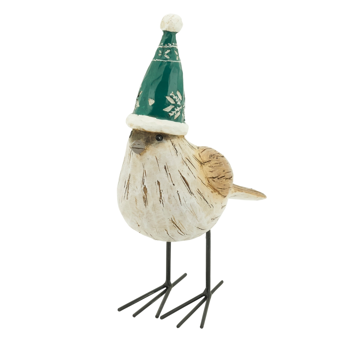 Picture of Saro Lifestyle XD327.M 16 in. Winter Hat Figurine with Bird, Multi Color