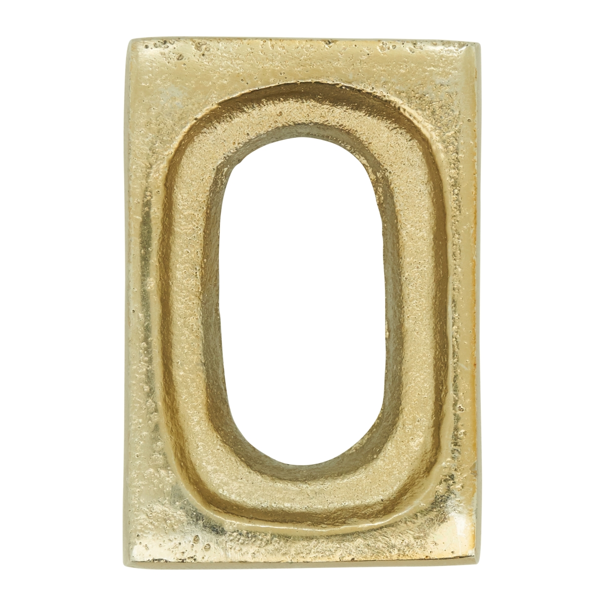 Picture of Saro Lifestyle NR970.GL 3 x 2 in. Rectangle Napkin Rings, Gold - Set of 4