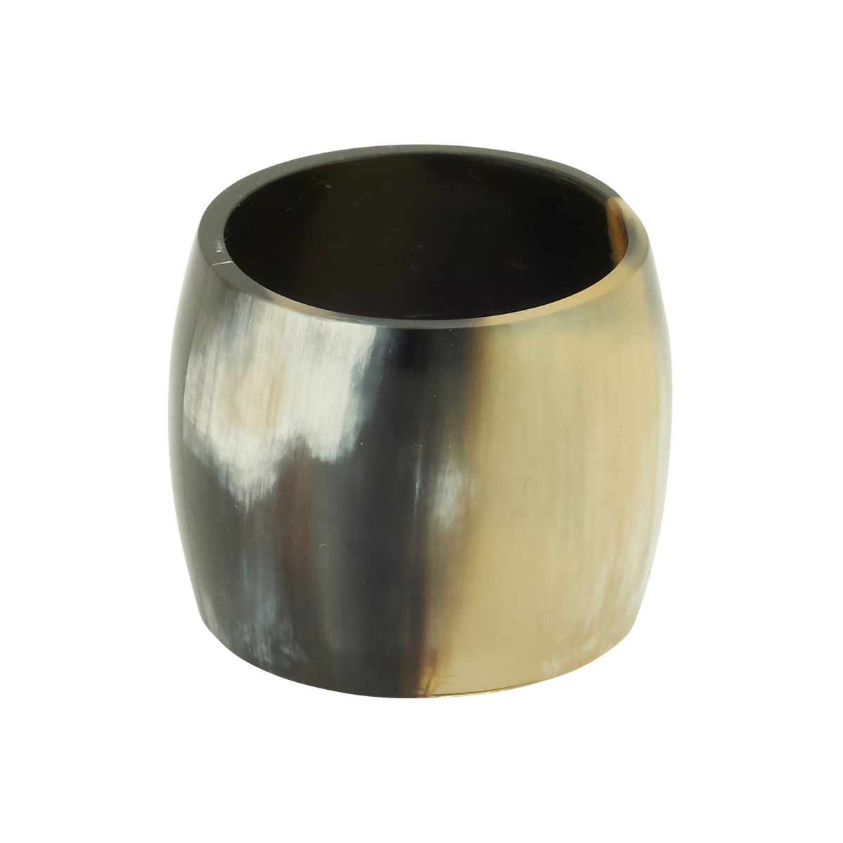 Picture of Saro Lifestyle NR191.BR Horn Napkin Rings, Brown - Set of 4