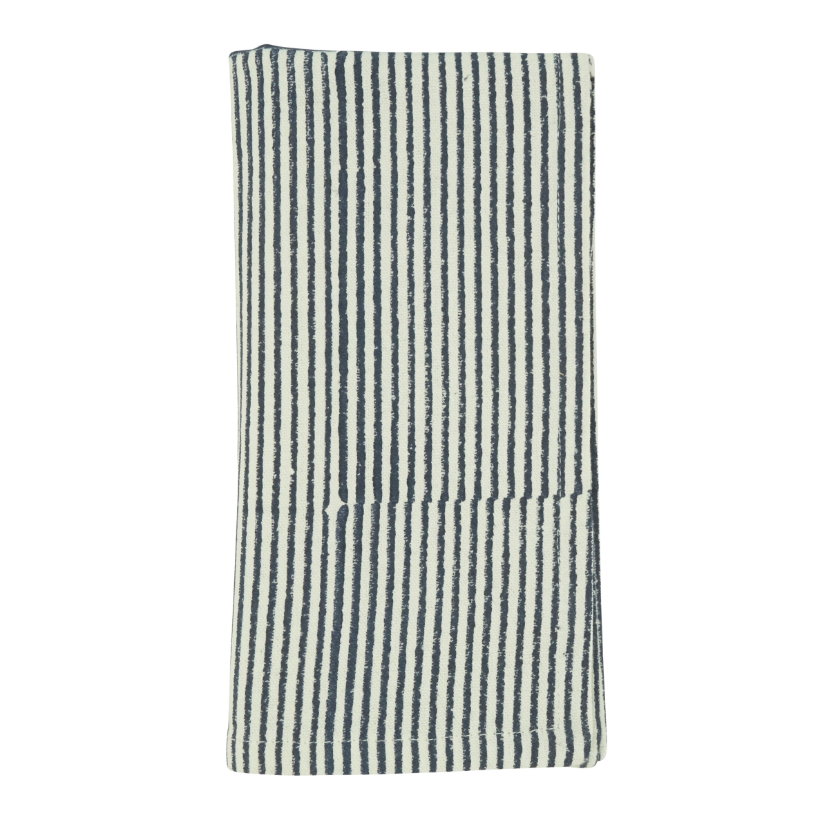 Picture of Saro Lifestyle 1504.NB20S 20 in. Block Print Square Table Napkins, Navy Blue - Set of 4