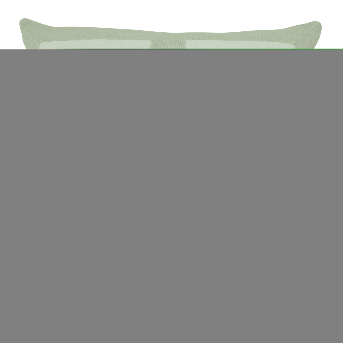 20 in. Geometric Throw Square Pillow with Down Filling, Natural
