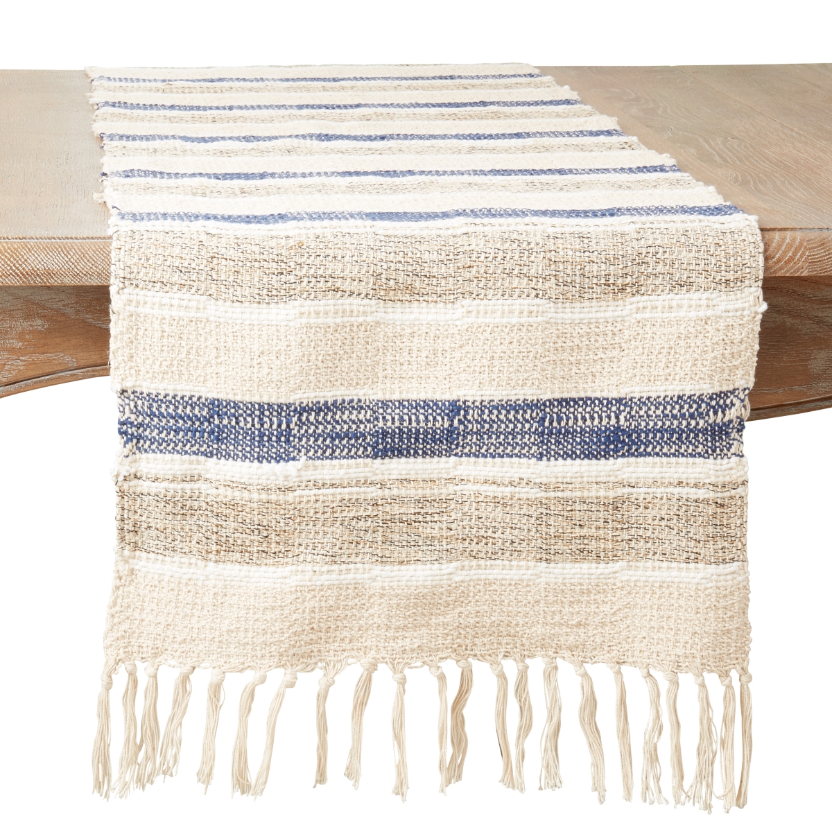 Picture of Saro Lifestyle 6220.NB1672B 16 x 72 in. Striped Table Runner
