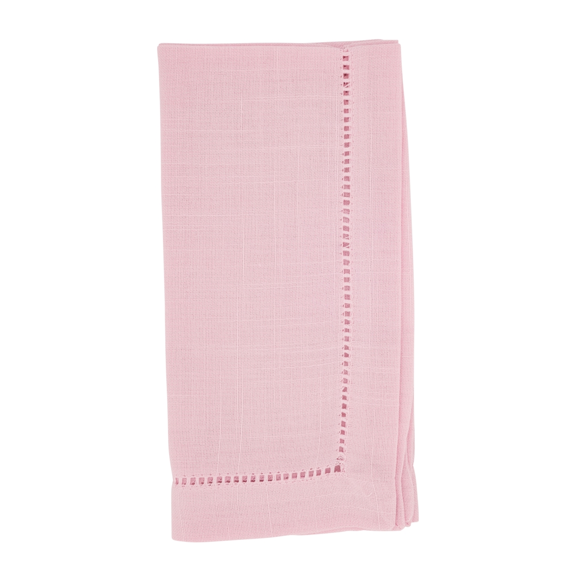 Picture of Saro Lifestyle 6320.P18S Dinner Napkin with Hemstitched Border, Pink - Set of 12