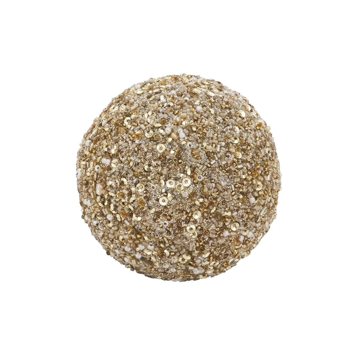 4 in. Whimsical Wonder Beaded Orb, Gold