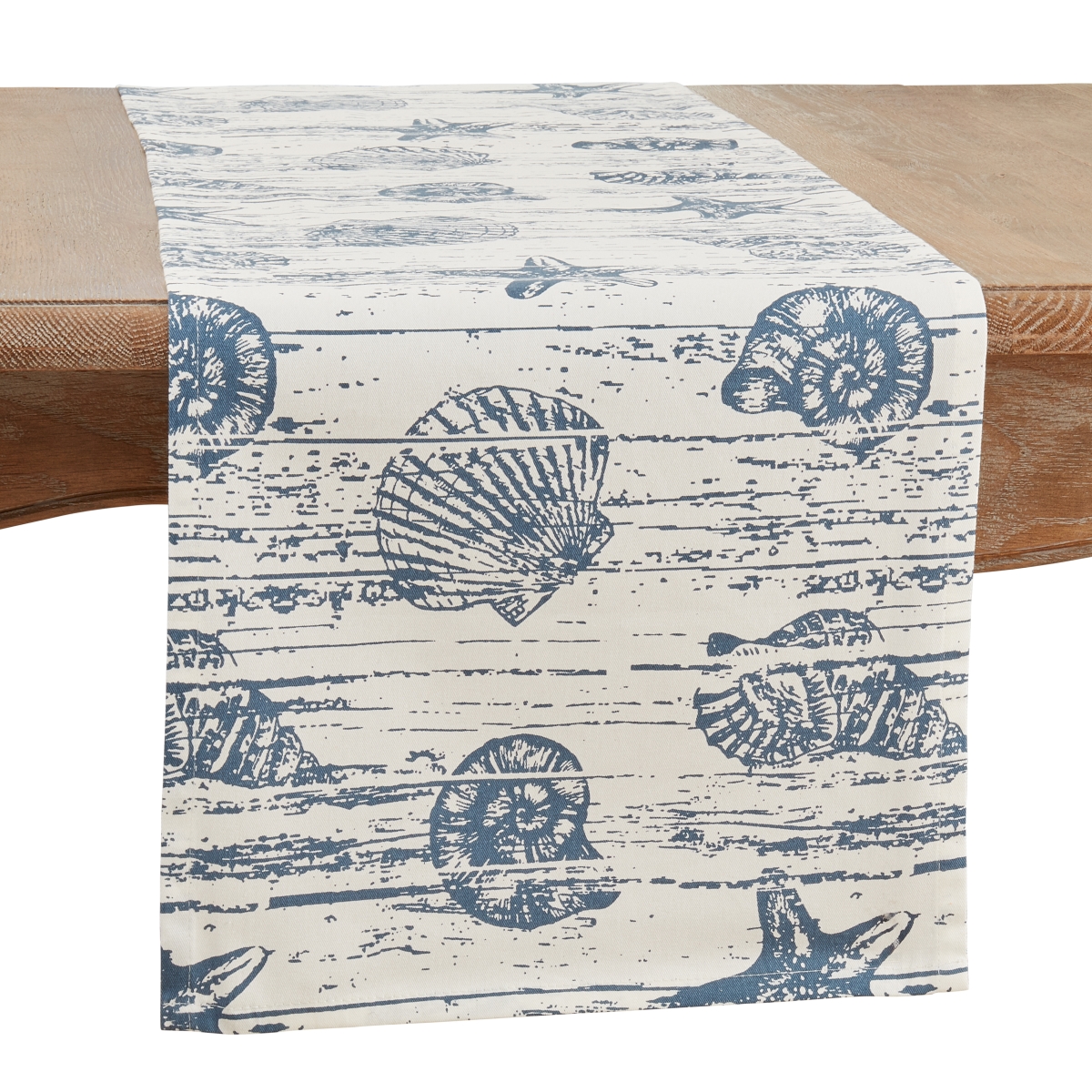 Picture of Saro Lifestyle 337.IN1490B 14 x 90 in. Nautical Design Oblong Table Runner, Indigo