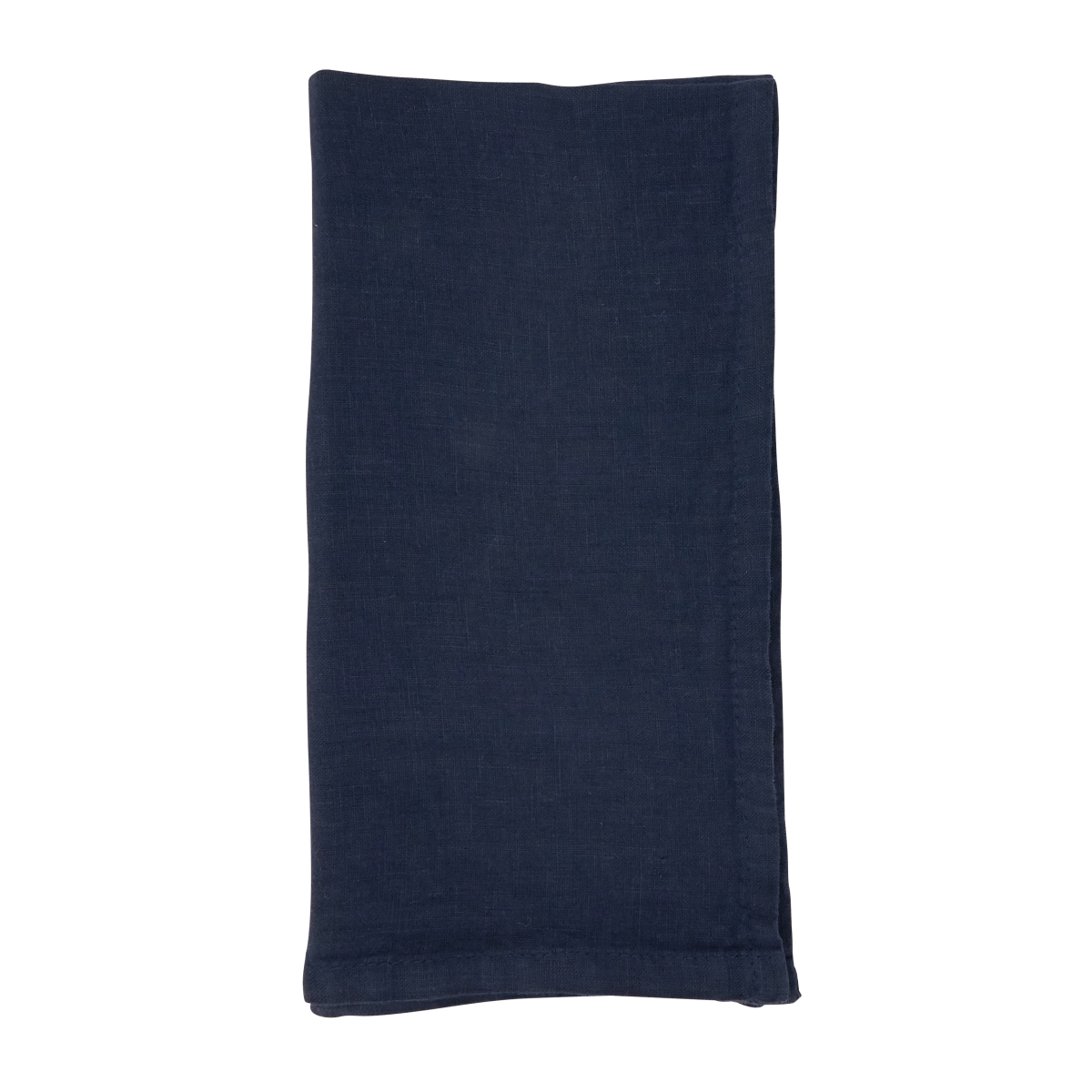 Picture of Saro Lifestyle 1423.MB20S 20 in. Pure Linen Elegance Table Square Napkin, Midnight Blue - Set of 4