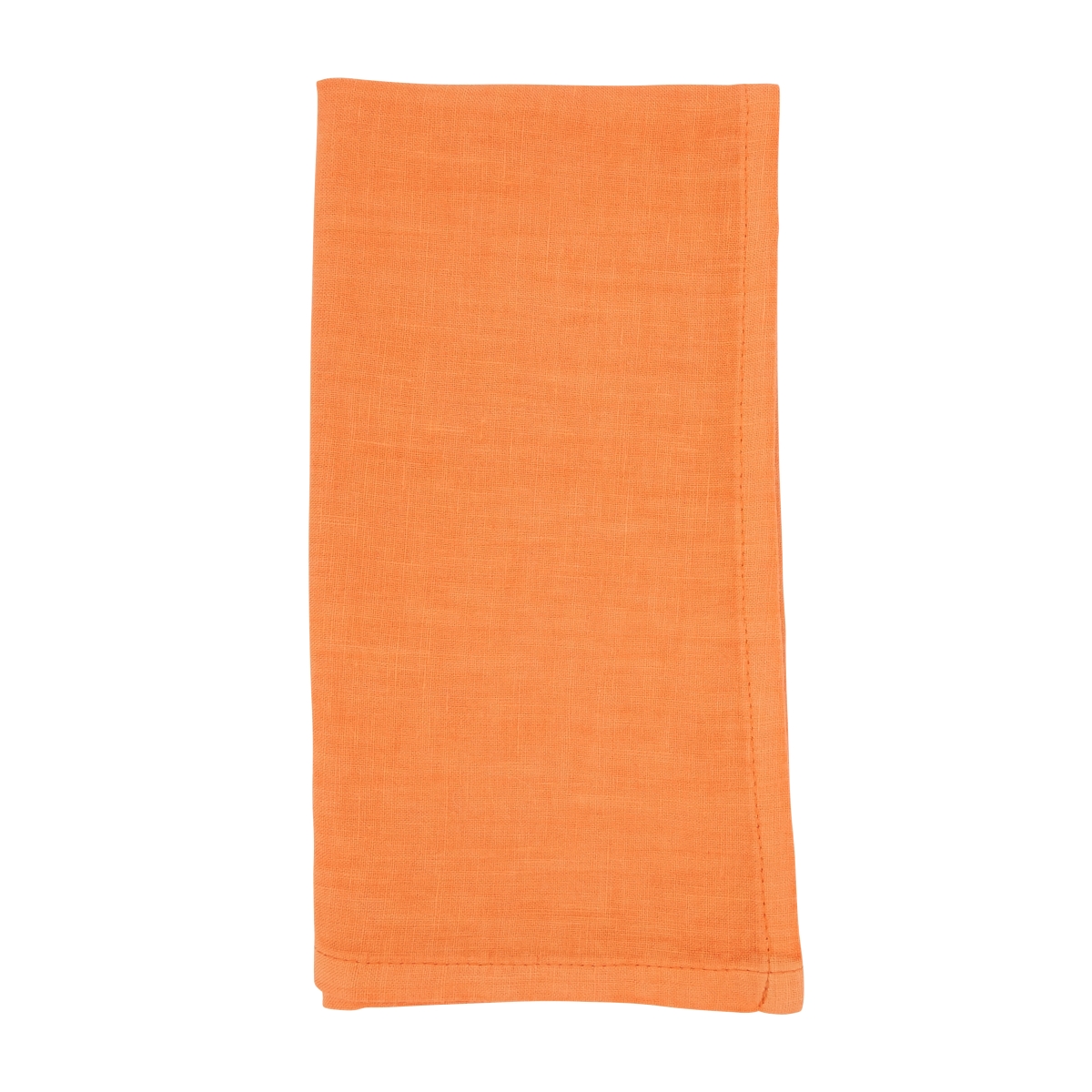 Picture of Saro Lifestyle 1423.PM20S 20 in. Pure Linen Elegance Table Square Napkin, Pumpkin - Set of 4