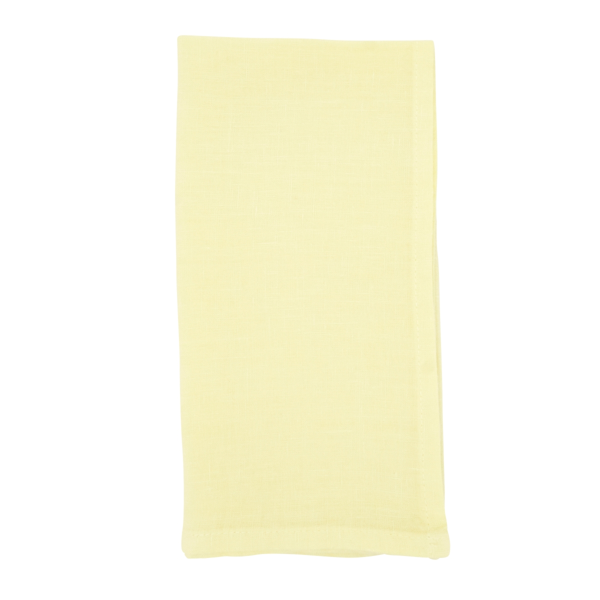 Picture of Saro Lifestyle 1423.Y20S 20 in. Pure Linen Elegance Table Square Napkin, Yellow - Set of 4