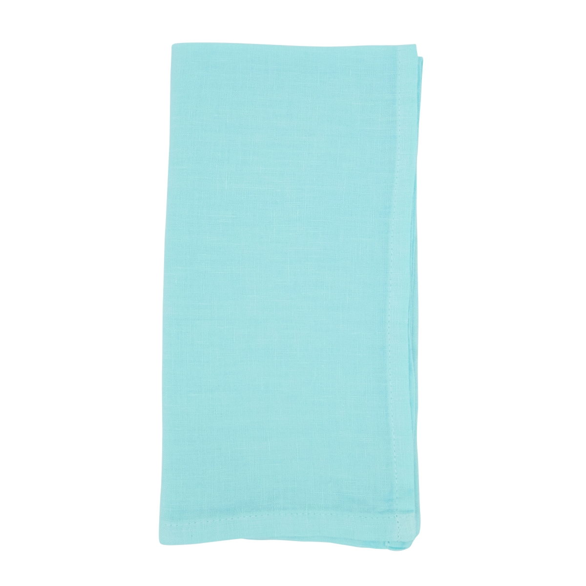Picture of Saro Lifestyle 1423.A20S 20 in. Pure Linen Elegance Table Square Napkin, Aqua - Set of 4