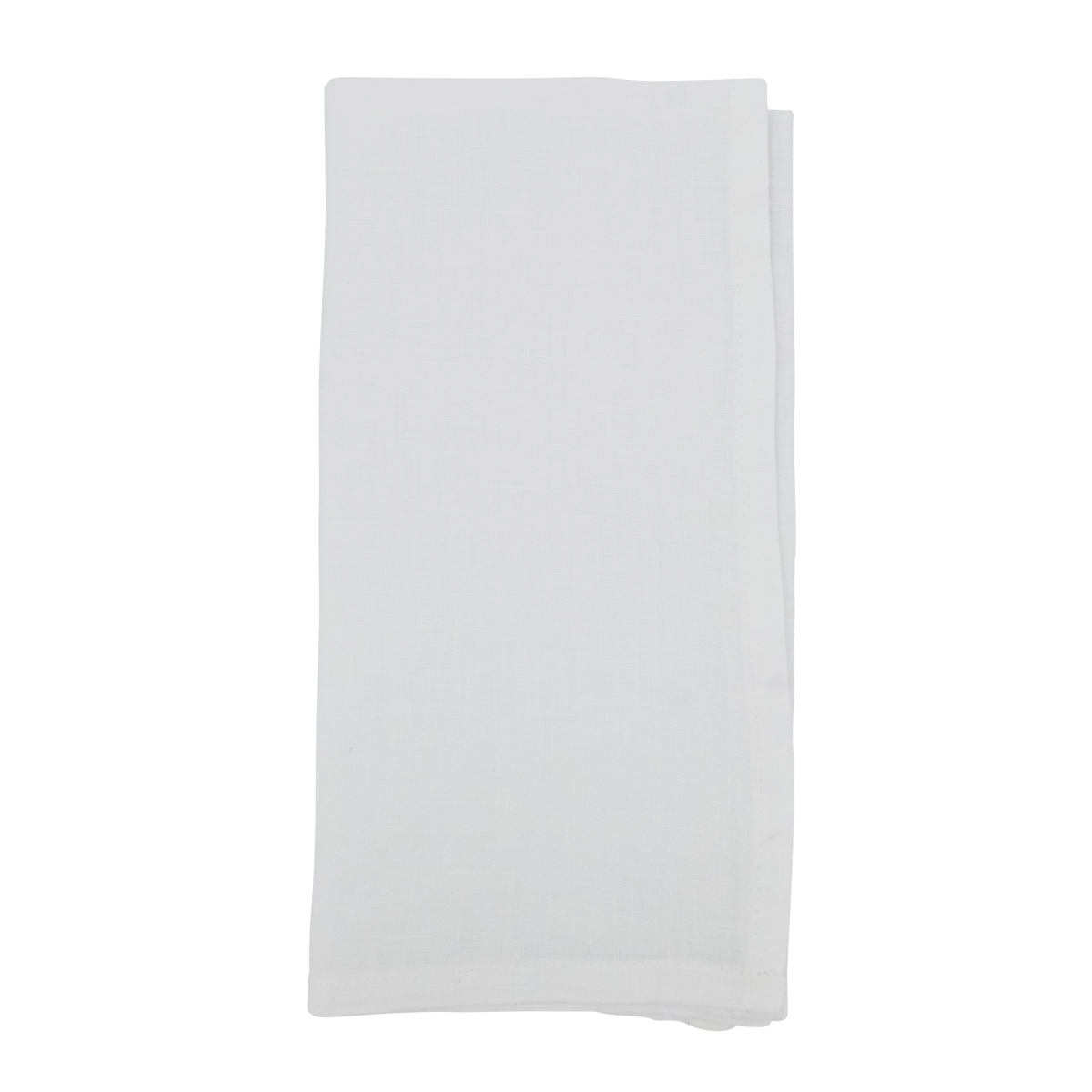 Picture of Saro Lifestyle 1423.W20S 20 in. Pure Linen Elegance Table Square Napkin, White - Set of 4