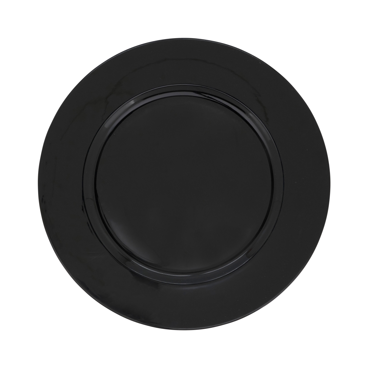 Picture of Saro Lifestyle CH001.BK13R 13 in. Classic Design Round Charger Plates, Black - Set of 4