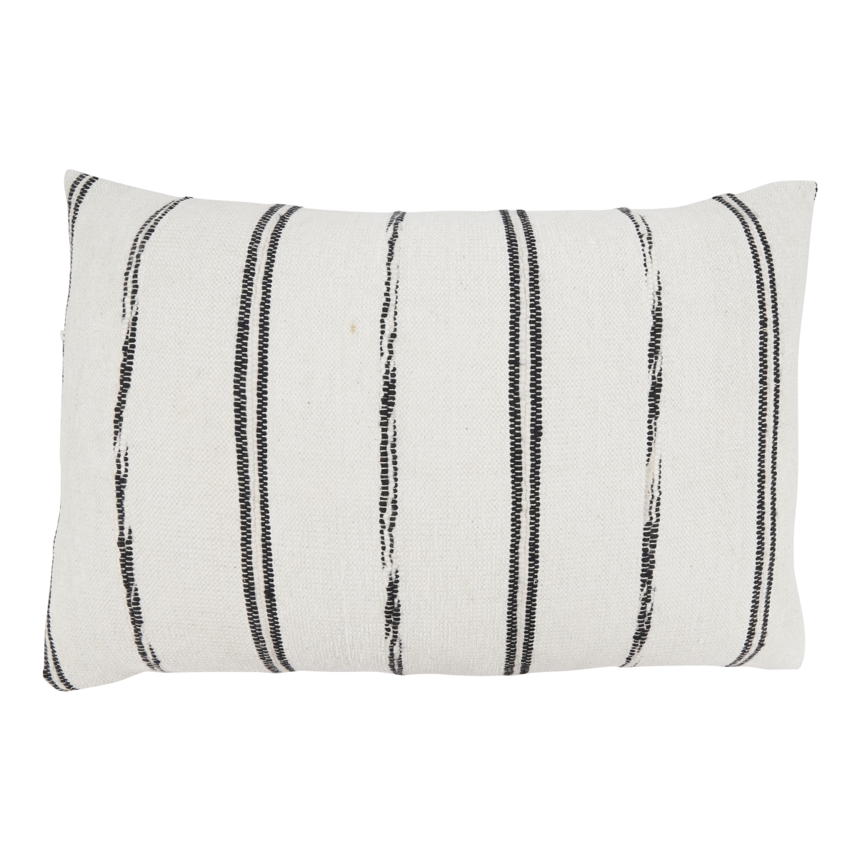16 x 24 in. Modern Minimalist Striped Throw Pillow Cover, Natural