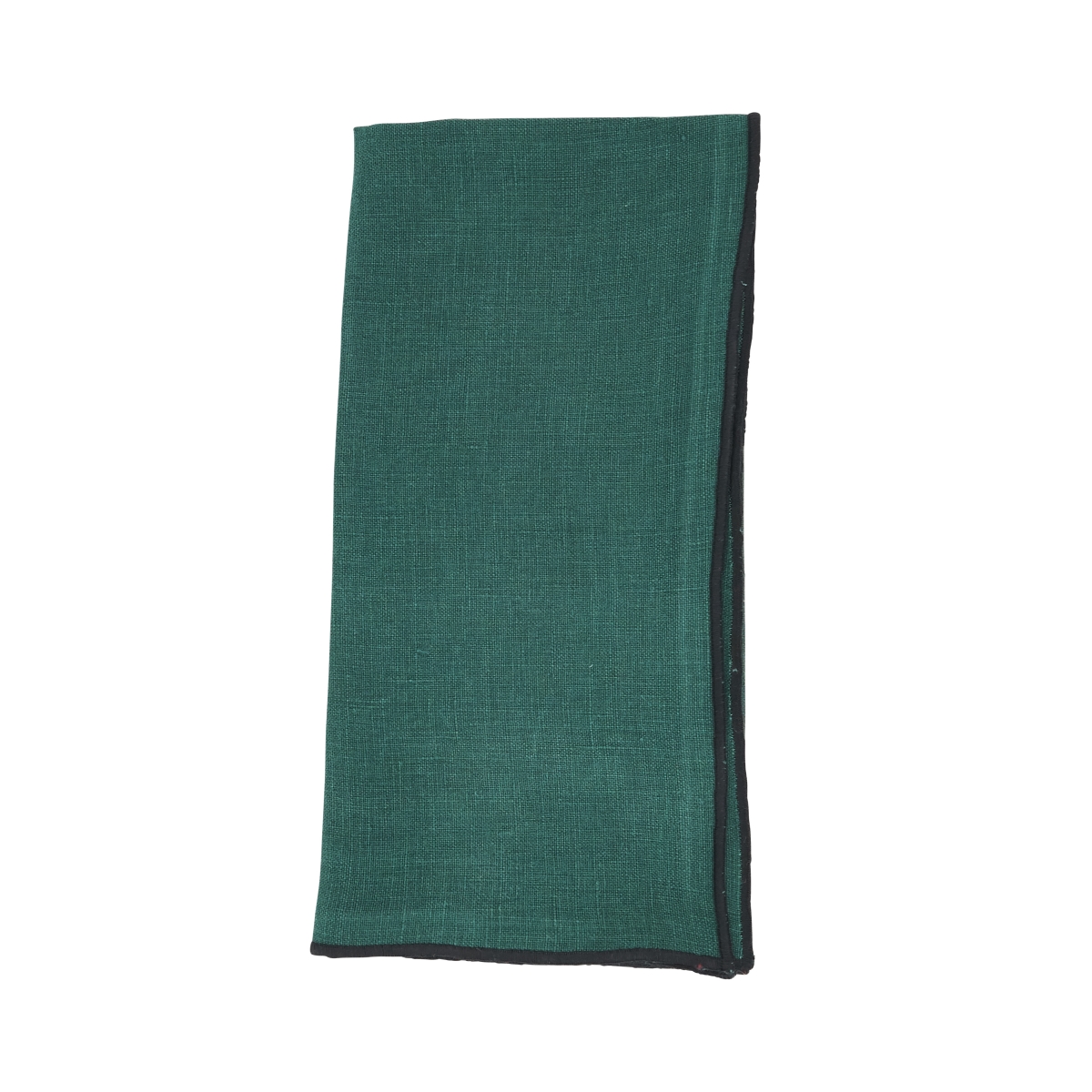 Picture of Saro Lifestyle 1753.JG20S 20 in. Sto ashed Stitch Border Table Napkins, Jasper Green - Set of 4