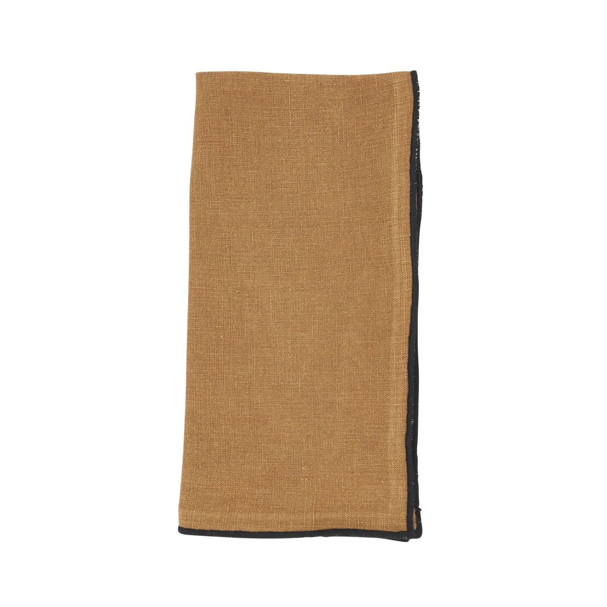 Picture of Saro Lifestyle 1753.TC20S 20 in. Sto ashed Stitch Border Table Napkins, Terracotta - Set of 4