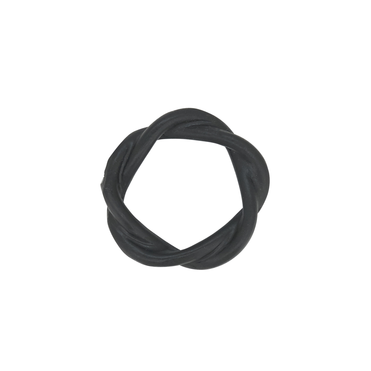 Picture of Saro Lifestyle NR138.BK Twisted Resin Napkin Ring, Black - Set of 4