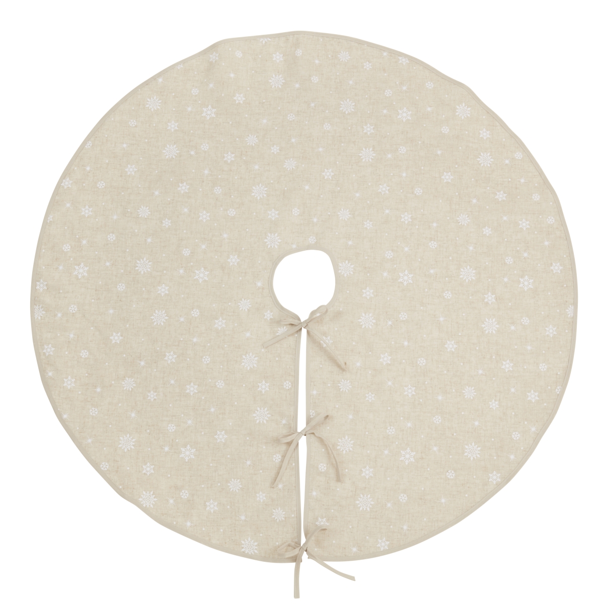 72 in. Frosty Flurry Tree Skirt, Natural