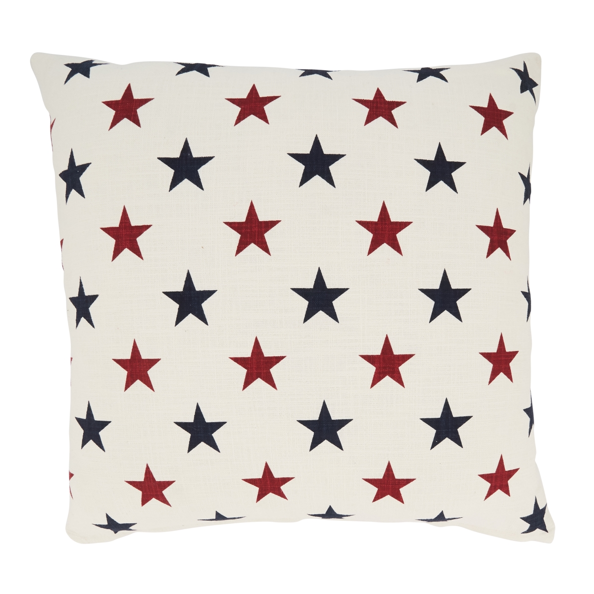 20 in. Americana Stars Down Filled Down Filled Throw Pillow - Red, White & Blue