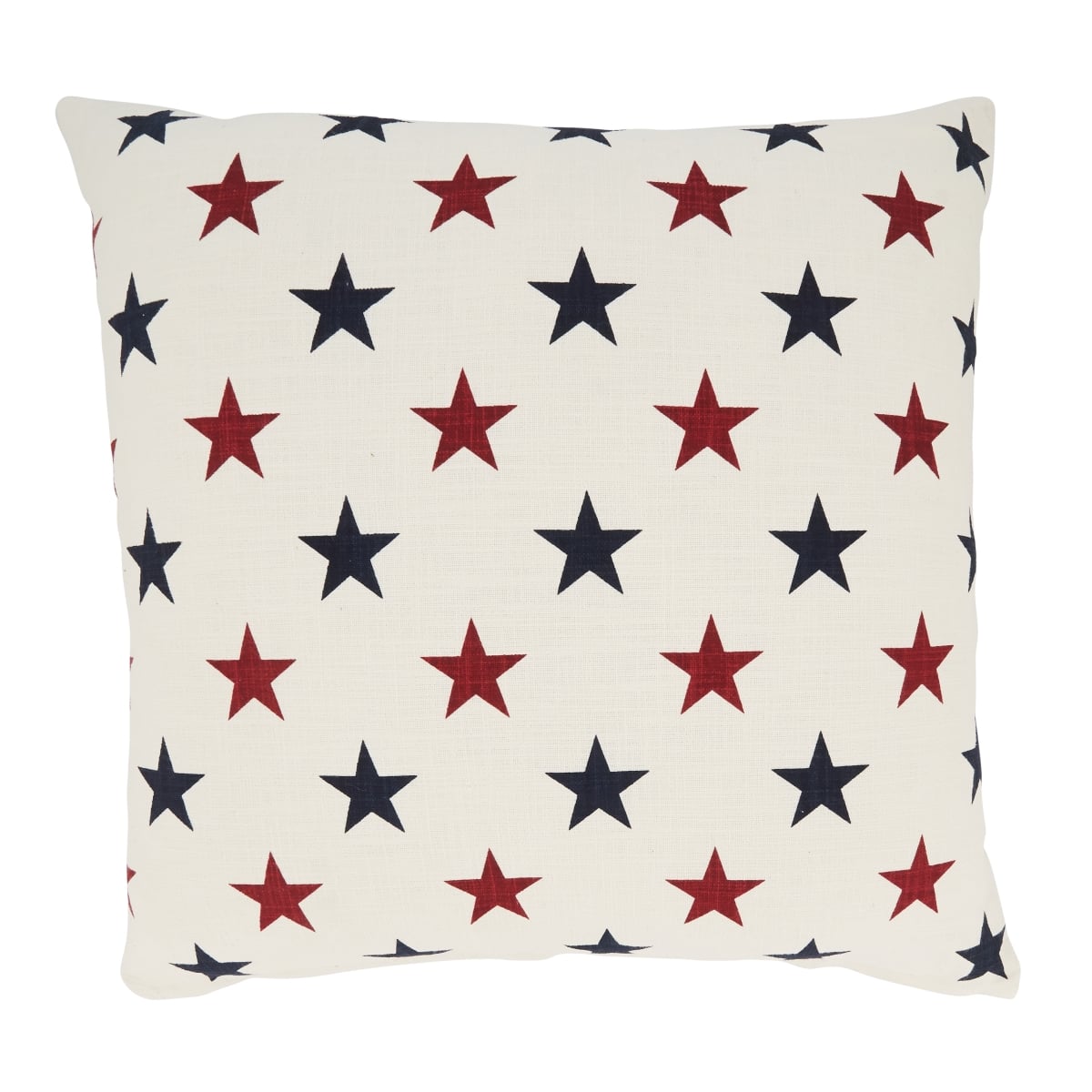 20 in. Americana Stars Poly Filled Throw Pillow - Red, White & Blue