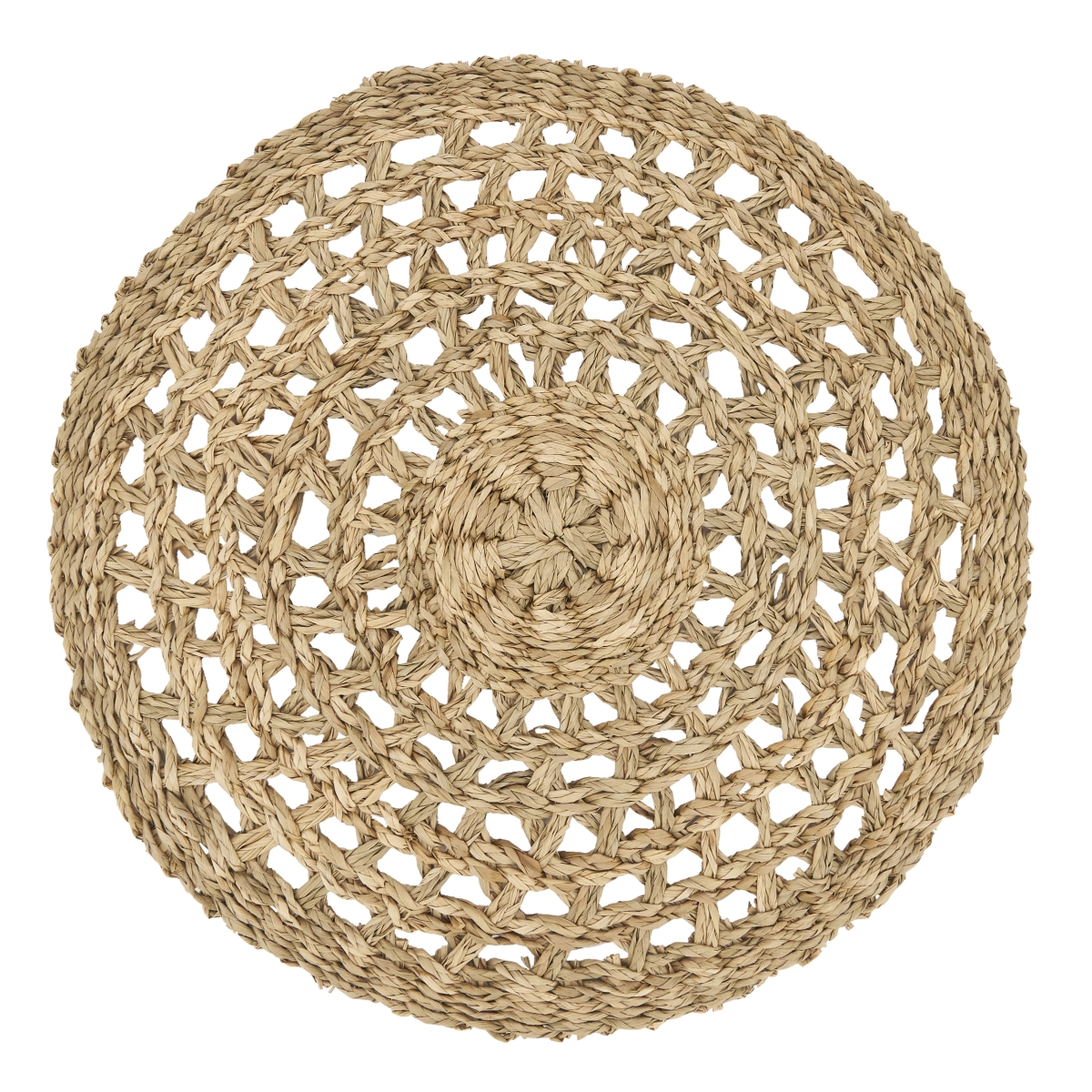 Picture of Saro Lifestyle 5113.N15R 15 in. Rustic Charm Seagrass Placemat, Natural - Set of 4