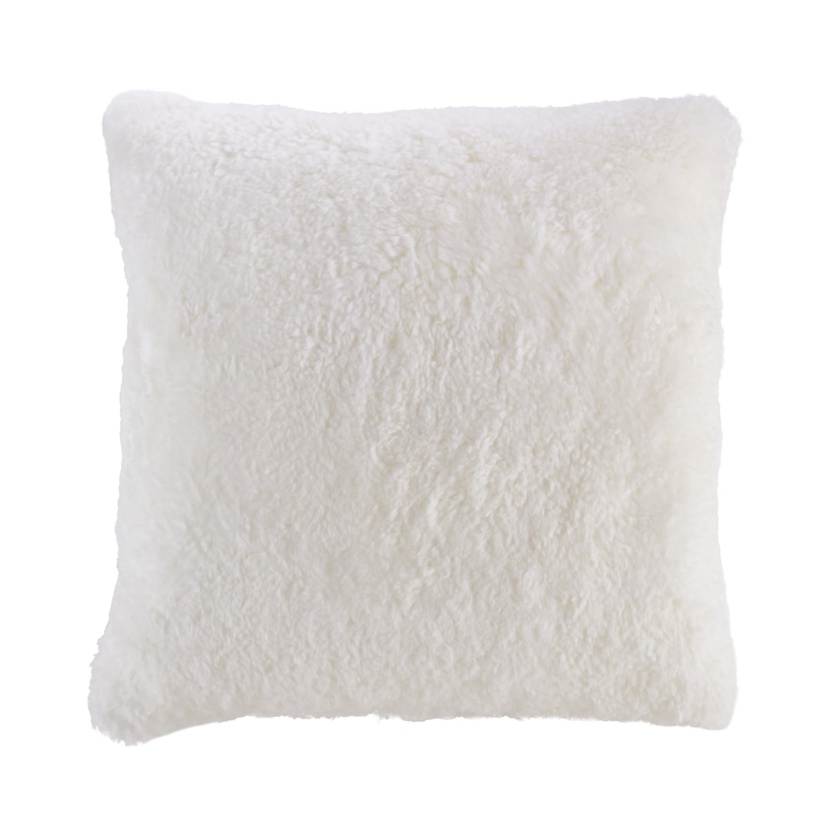 8034.I20SP 20 in. Soft & Stylish Sheep Fur Poly Filled Pillow, Ivory
