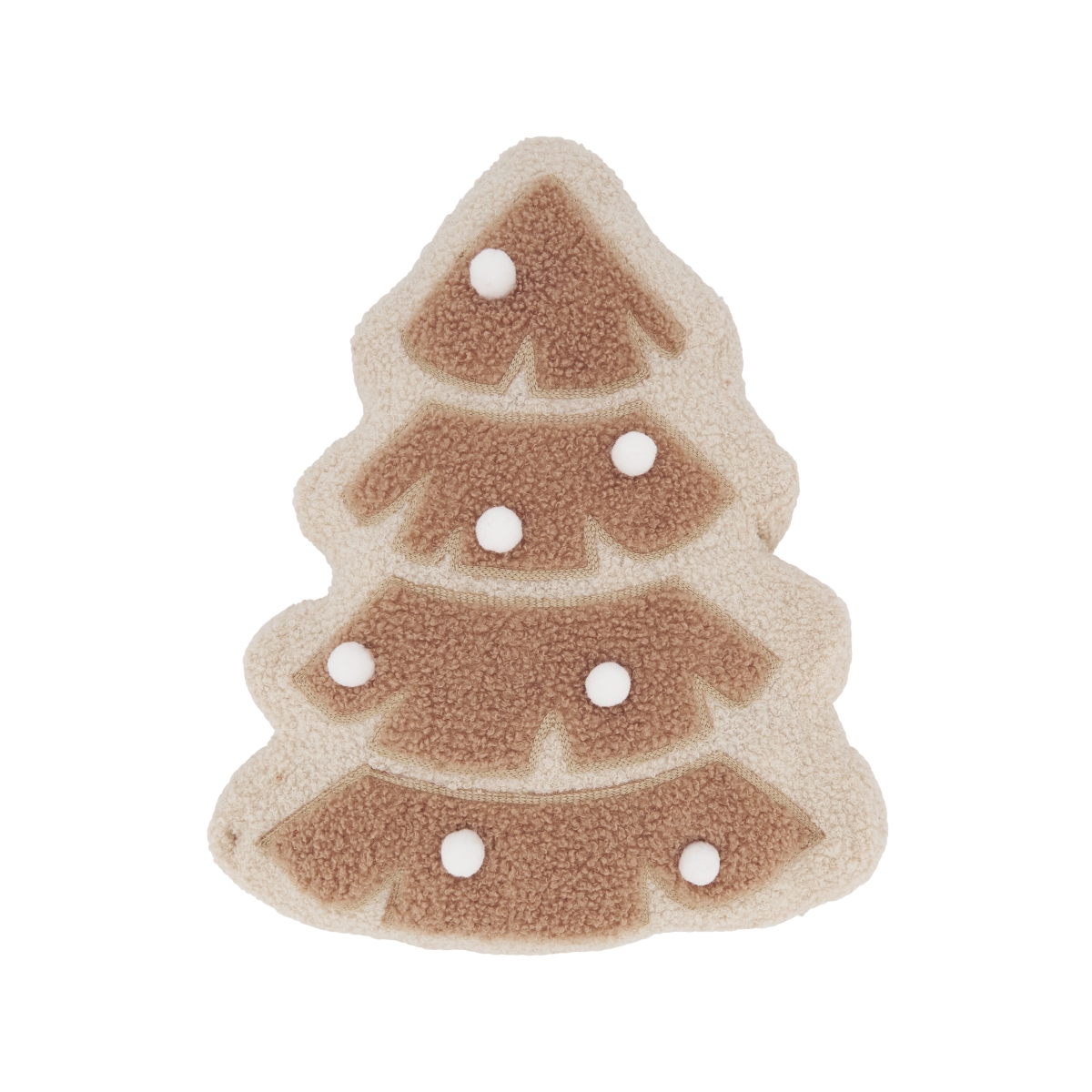 8100.N1315BP 13 x 15 in. Oblong Christmas Tree Poly Filled Throw Pillow, Natural