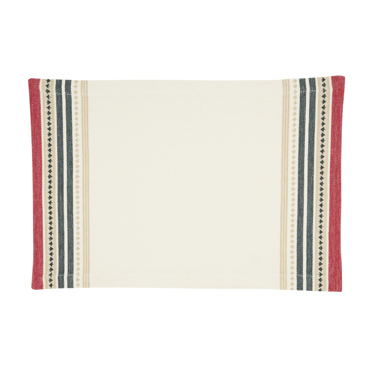 Picture of Saro Lifestyle 5501.M1319B 13 x 19 in. Merry Pines Dobby Rectangle Placemat, Multi Color - Pack of 4