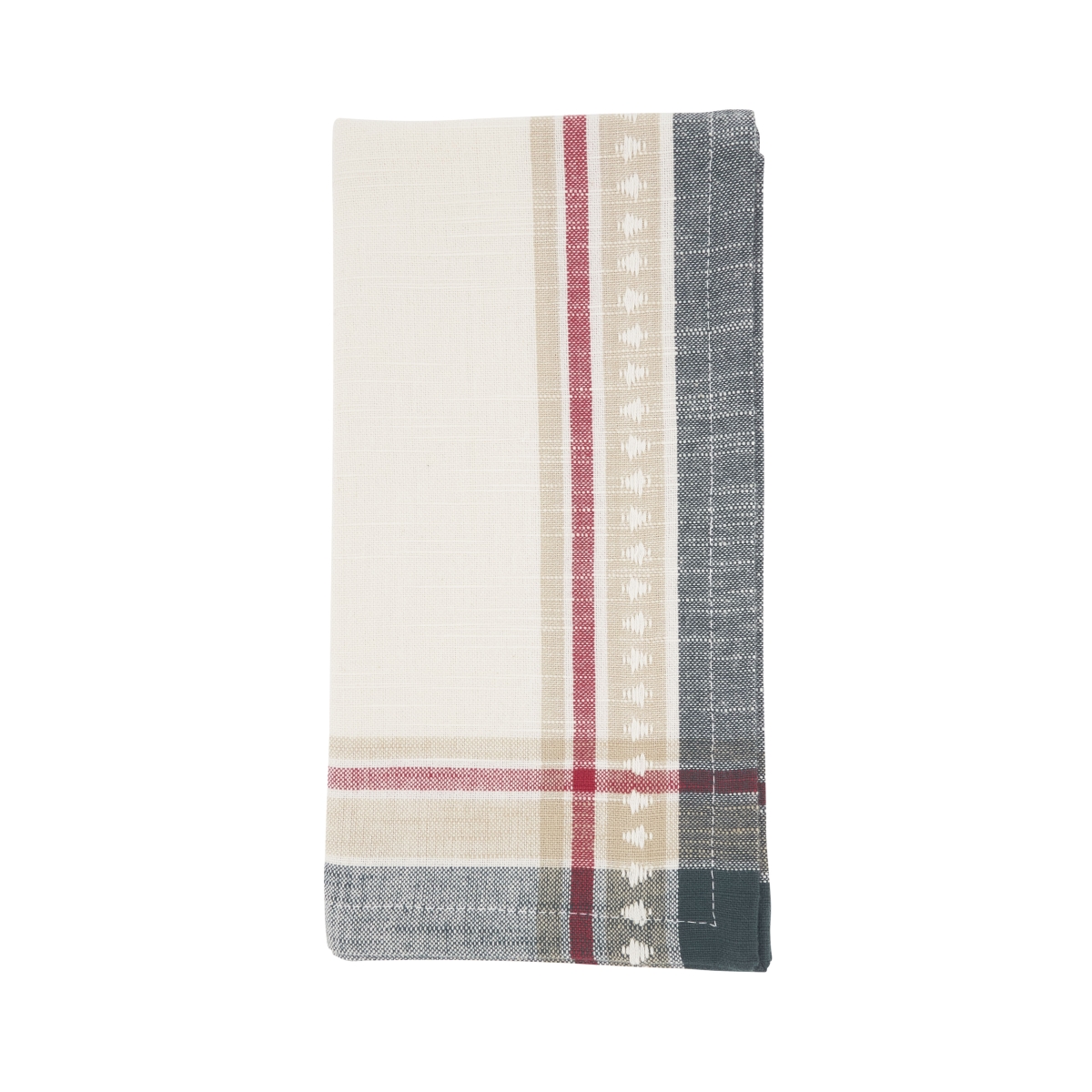 Picture of Saro Lifestyle 5501.M20S 20 x 20 in. Merry Pines Dobby Napkin, Multi Color - Pack of 4