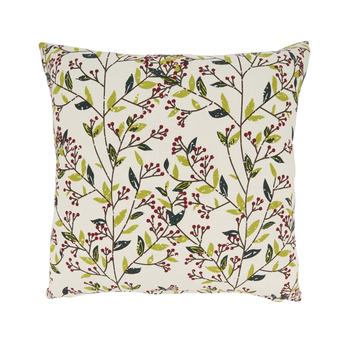 5110P.M20SC Crimson Harvest Red Berry Throw Pillow Cover, Multi Color