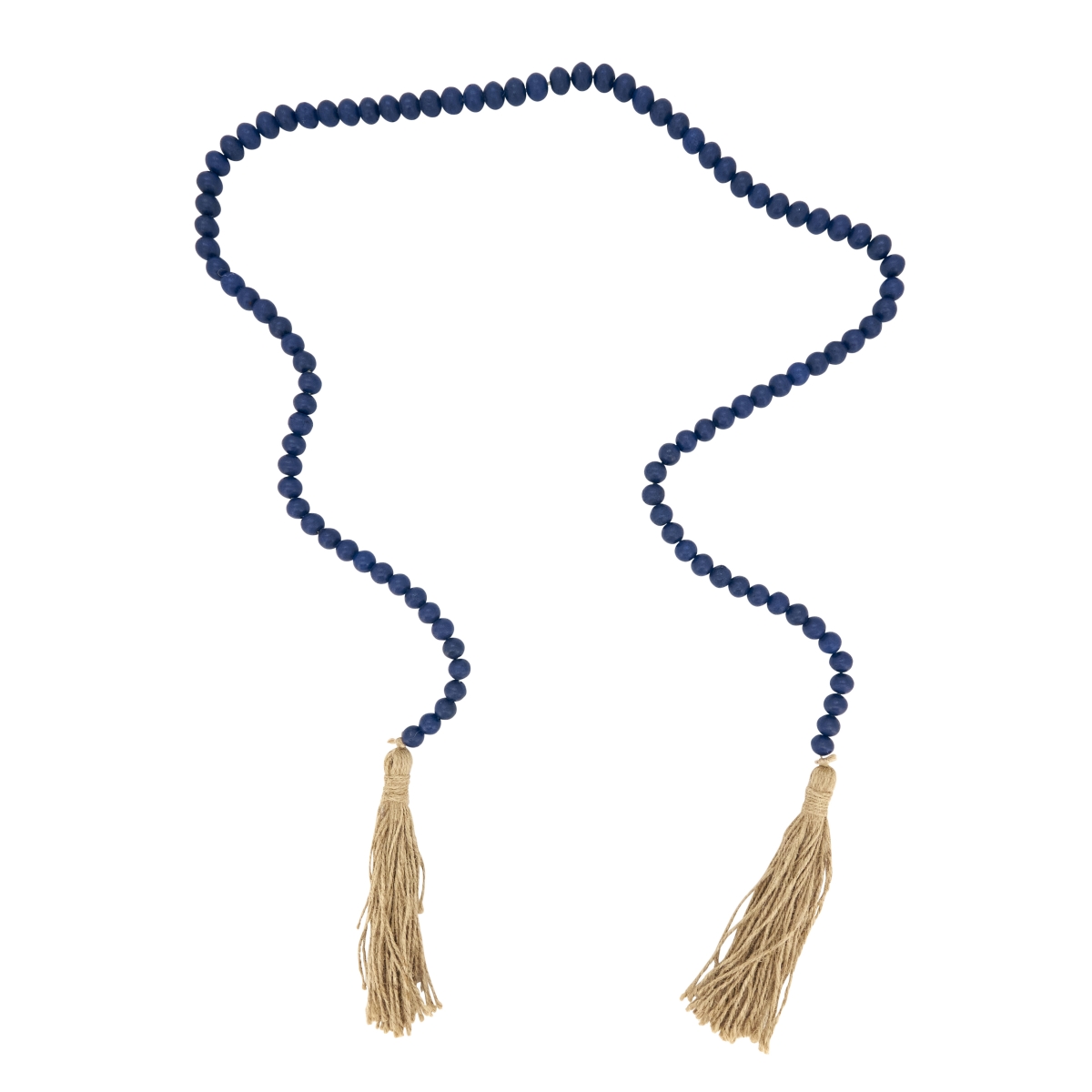 Picture of Saro Lifestyle GL310.BL72 Earthy Elegance Wood Beaded Garland - Blue