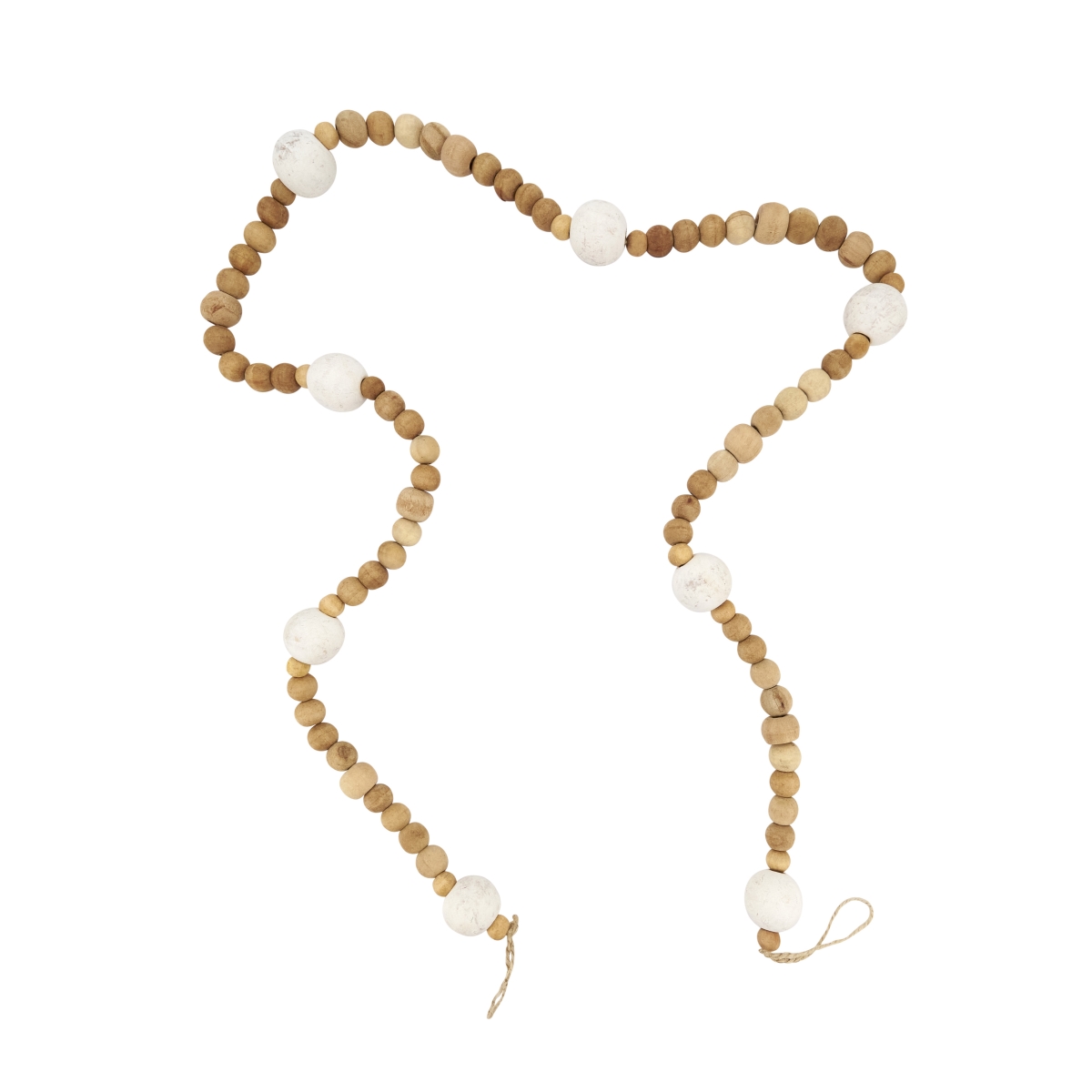 Picture of Saro Lifestyle GL331.N72 Simplicity in Nature Wood Beaded Garland