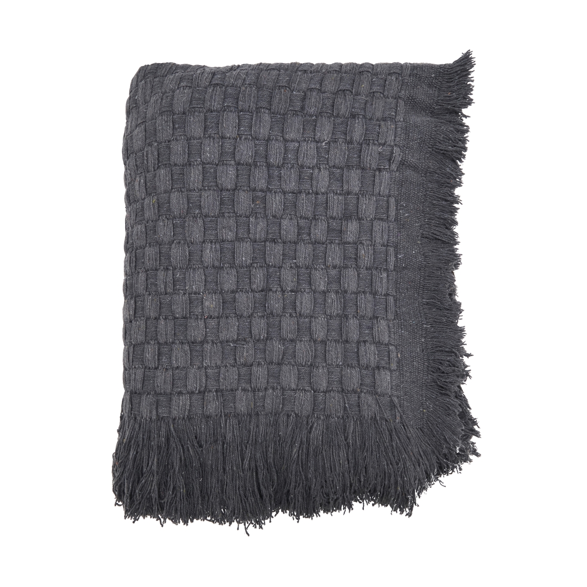 Picture of Saro Lifestyle TH3830.GY5067B 50 x 67 in. Warm Waffle Weave Throw&#44; Gray