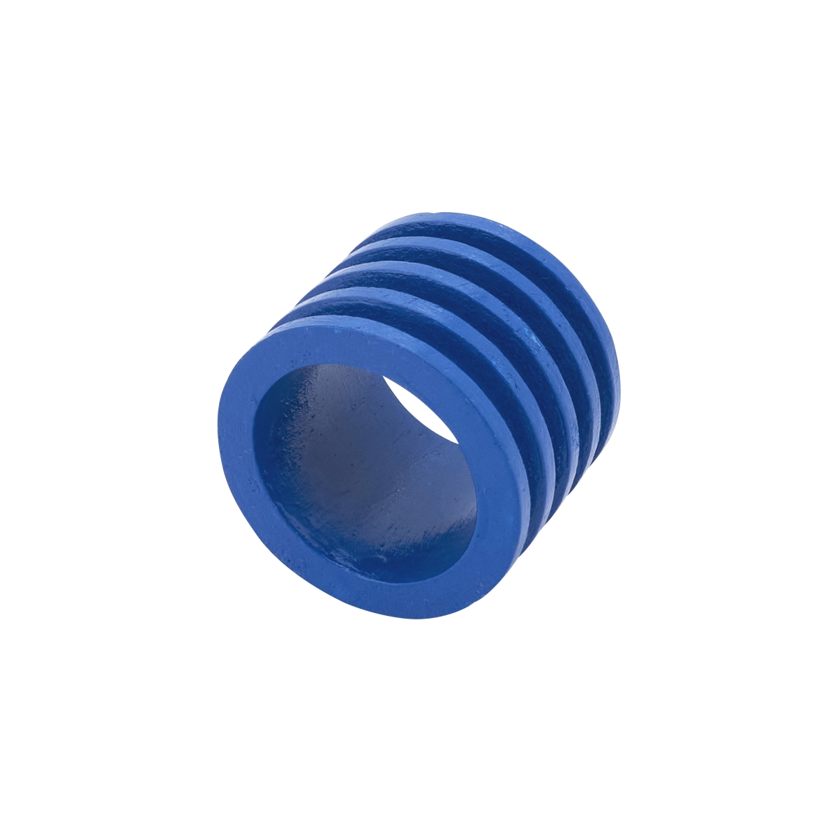 Picture of Saro Lifestyle NR705.BL Textured Natural Wood Napkin Ring - Blue - Set of 4