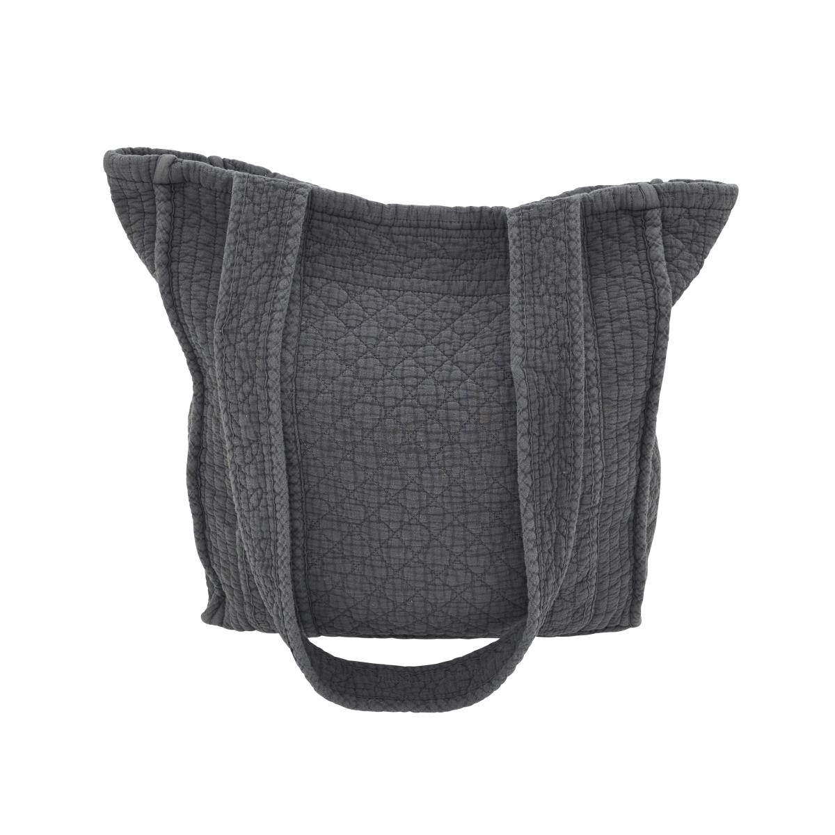 HB1400.ST Soft Cotton Quilted Tote Bag - Slate