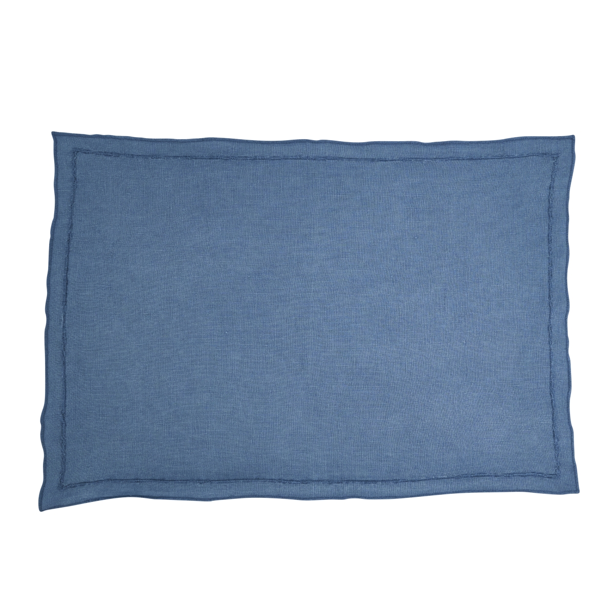 Picture of Saro Lifestyle 23007.NB1420B Sto ashed Over Lock Edge Placemat - Navy Blue - Set of 4