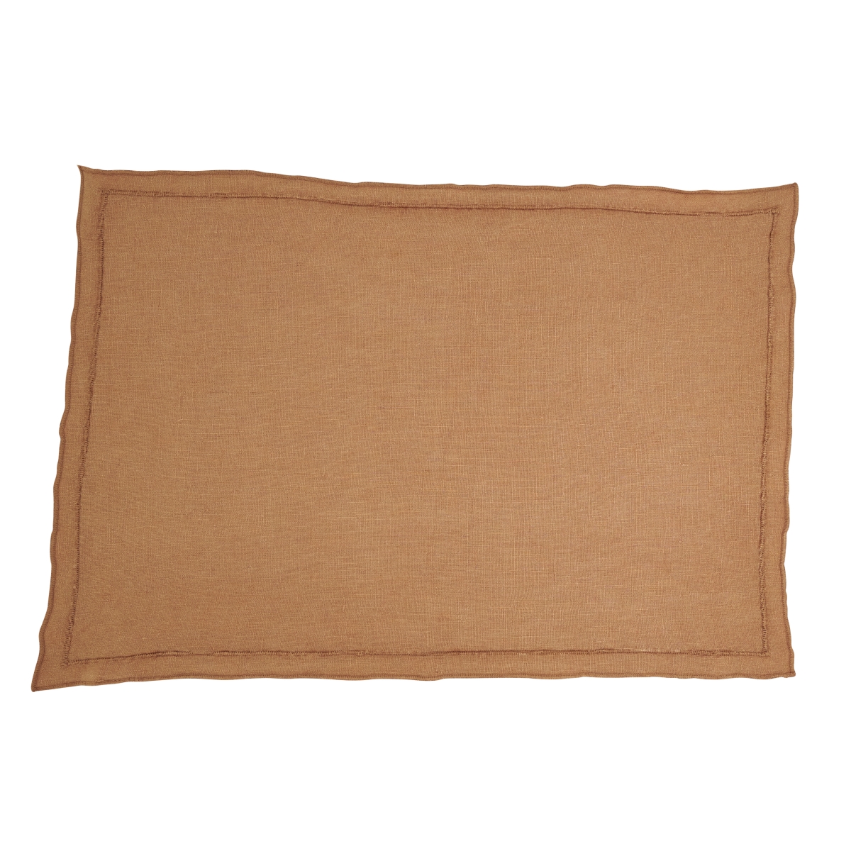 Picture of Saro Lifestyle 23007.TC1420B Sto ashed Over Lock Edge Placemat - Terracotta - Set of 4