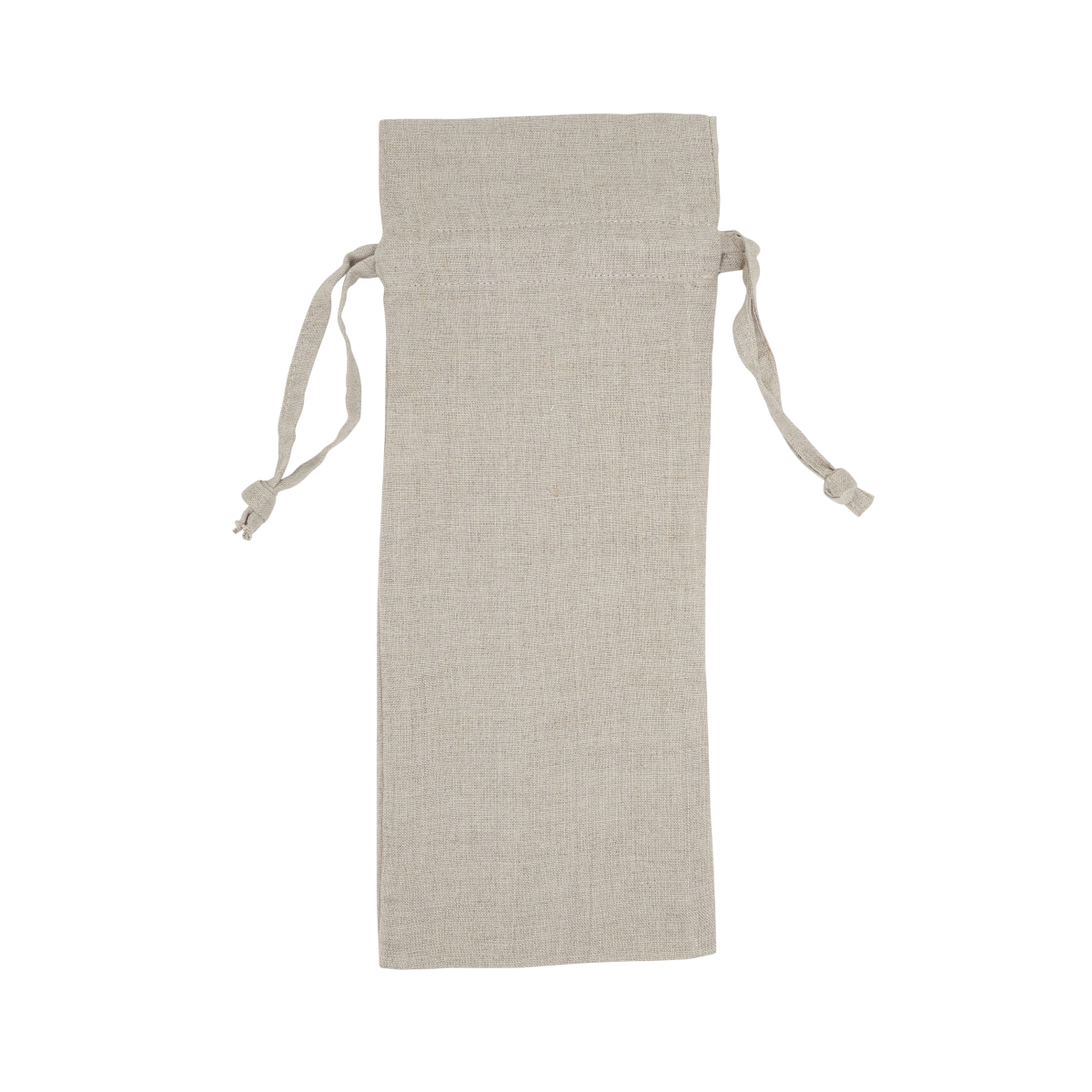 9221.N Sto ashed Linen Bottle Bag - Natural - Set of 6