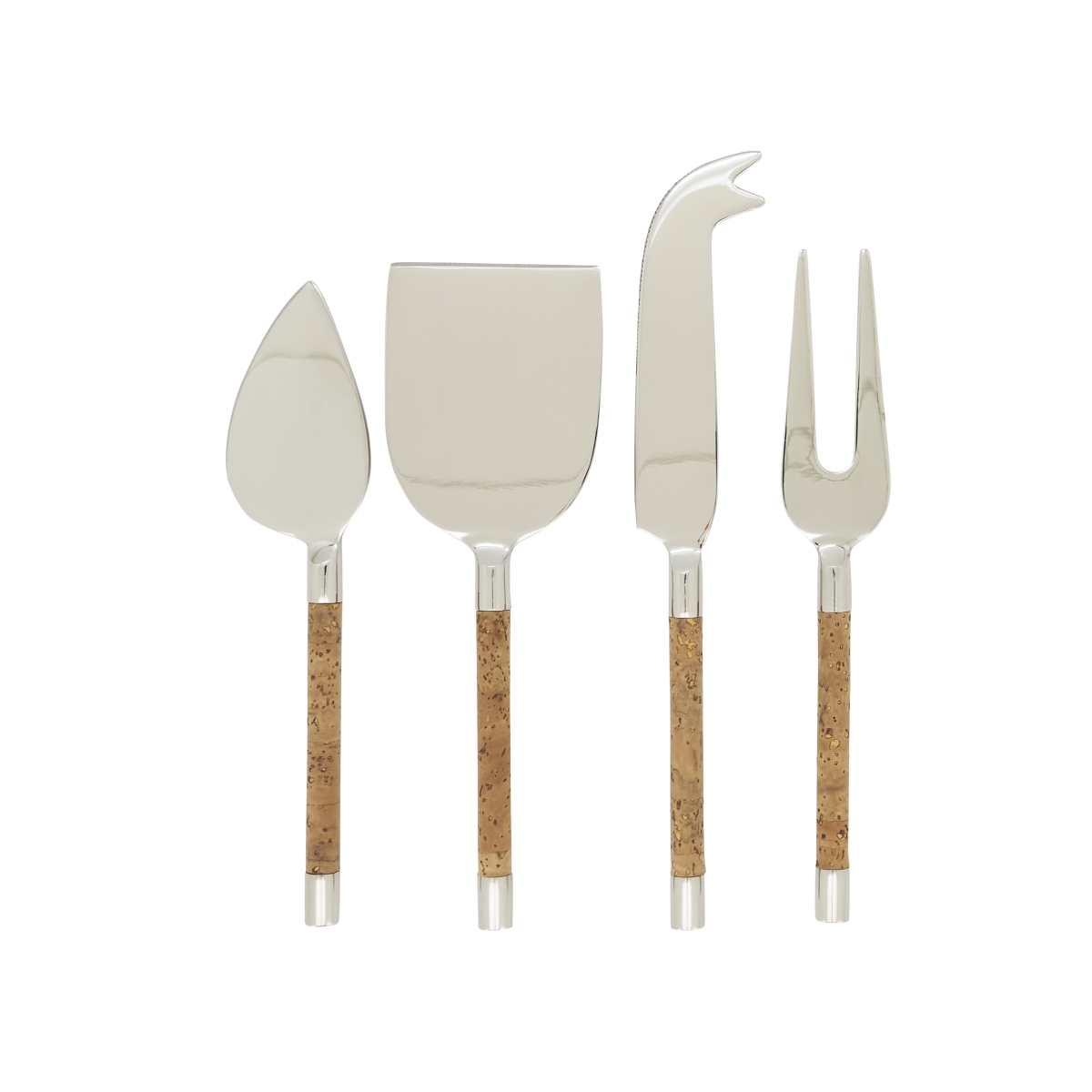 SP610.N Artisan Cork Handle Cheese Cutlery Set - Natural