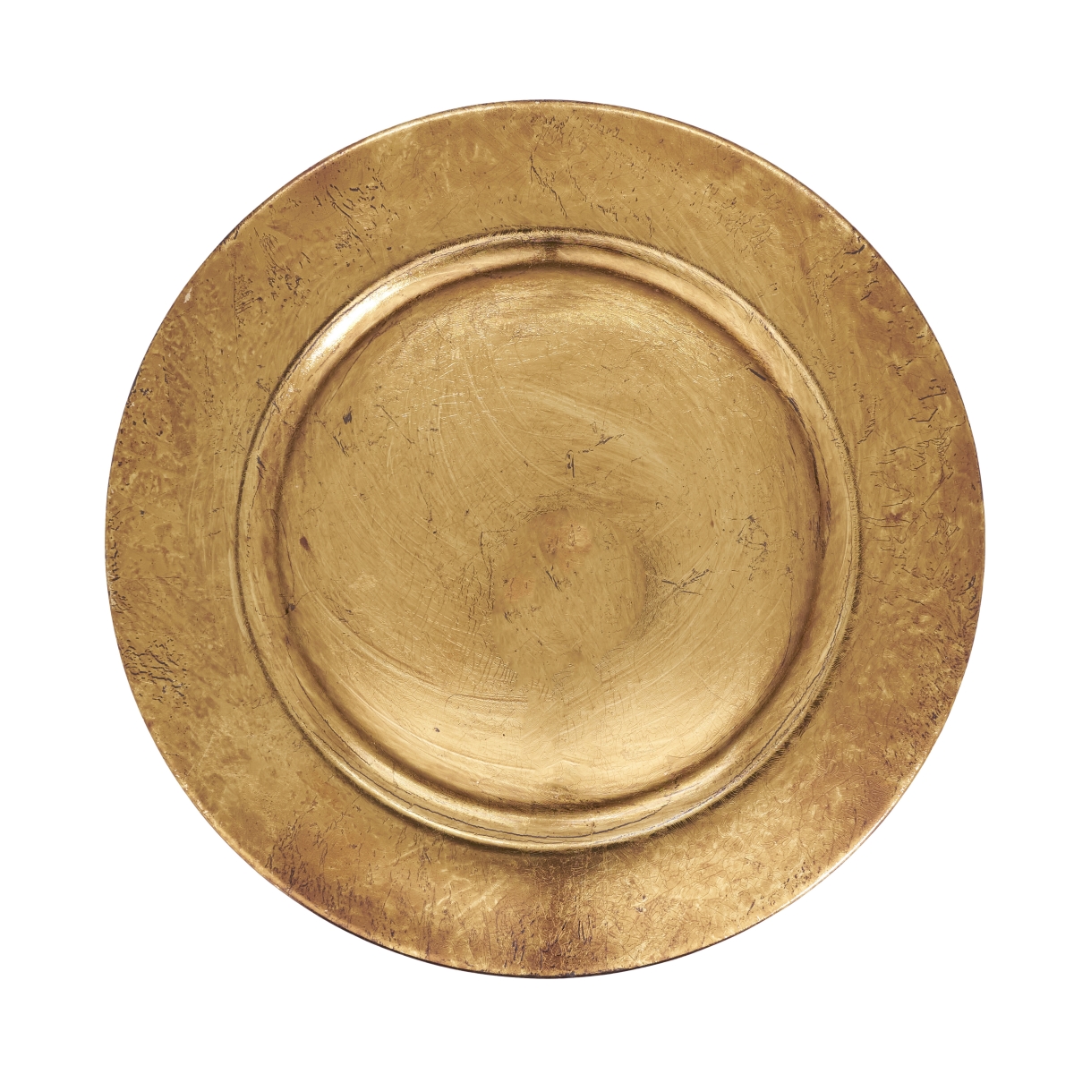 Picture of Saro Lifestyle CH234.CO13R Classic Antique Charger Plate - Copper - Set of 4