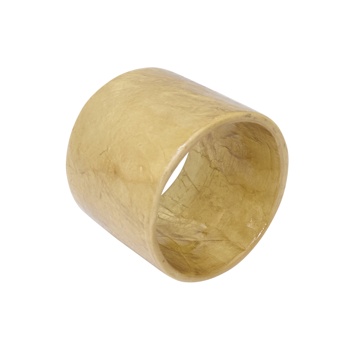 Picture of Saro Lifestyle NR810.GL Radiant Capiz Napkin Ring - Gold - Set of 4