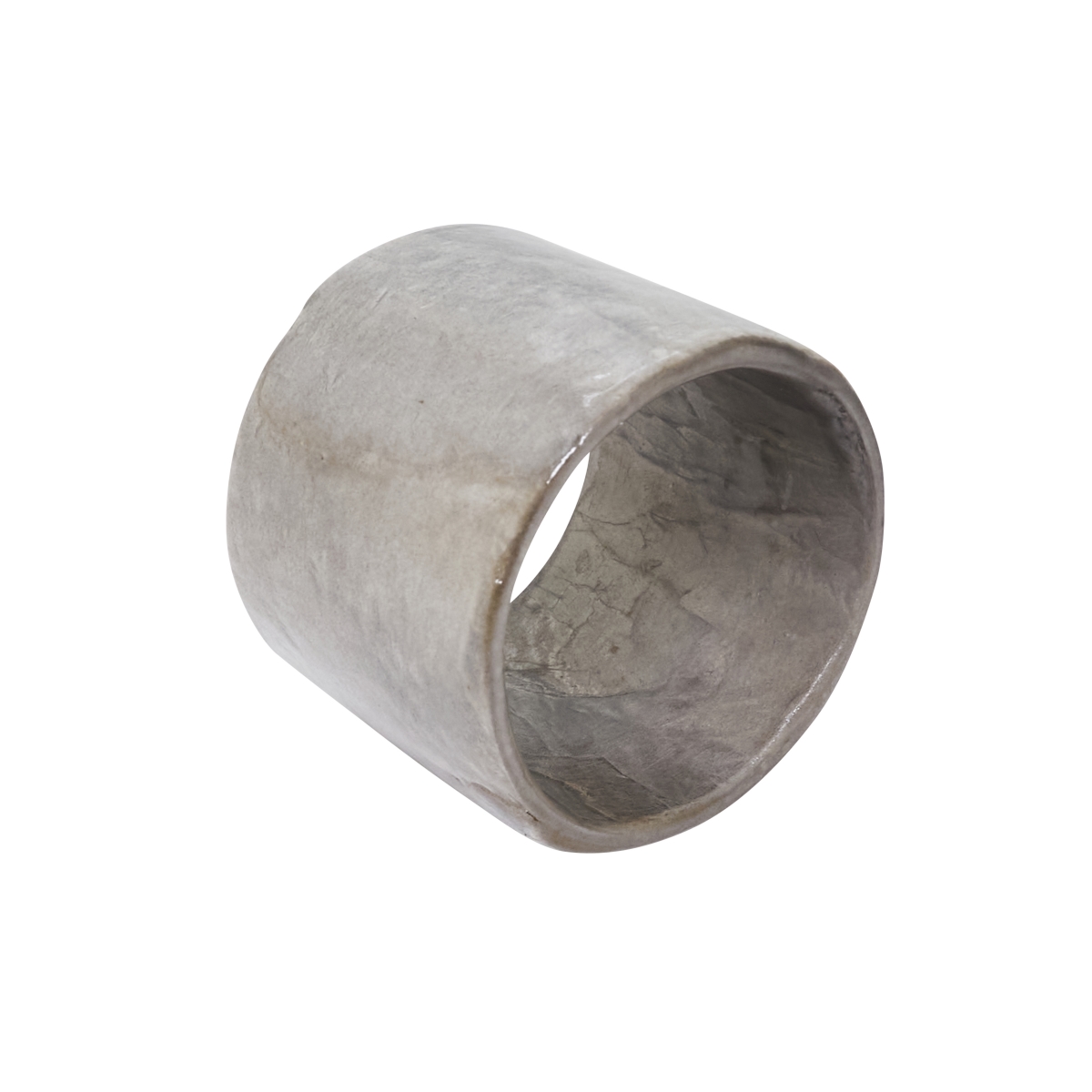 Picture of Saro Lifestyle NR810.S Radiant Capiz Napkin Ring - Silver - Set of 4